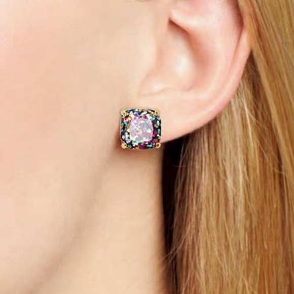 New kate spade new york Square Glitter Stud Earrings - Picture 12 of 14